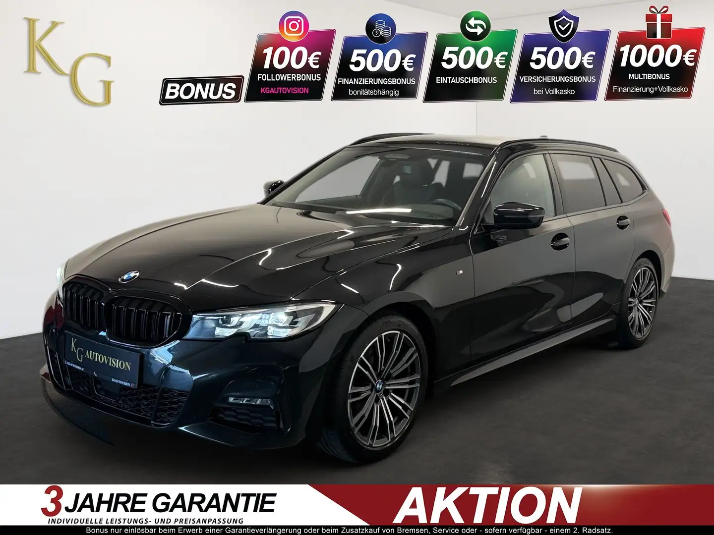 BMW 320 d xDrive M-Sport ab ca. 261€ monatlich Schwarz - 1