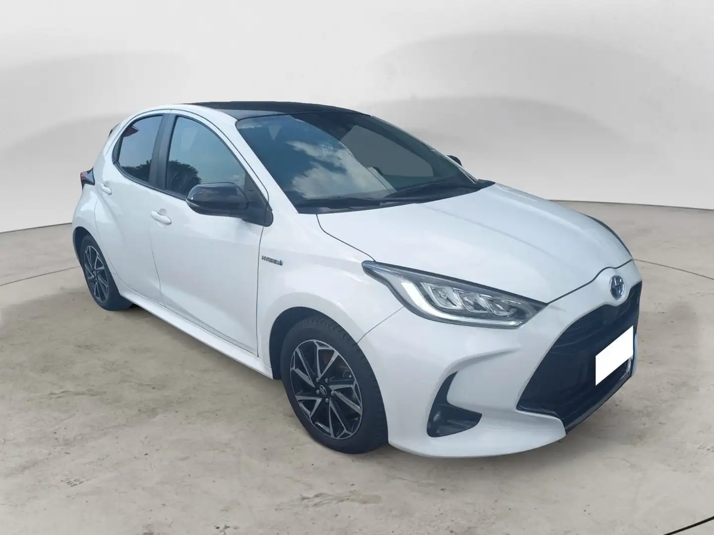 Toyota Yaris Yaris 1.5 Hybrid 5 porte Lounge Bianco - 1