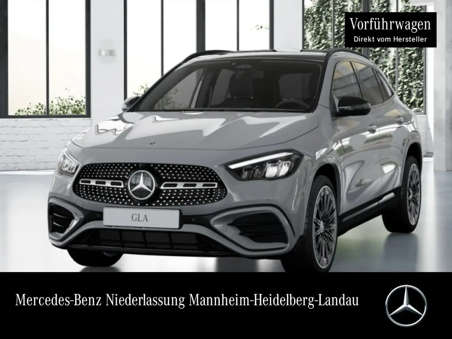 Mercedes-Benz GLA 200 AMG+NIGHT+PANO+360°+AHK+LED+TOTW+KEYLESS Gris - 1