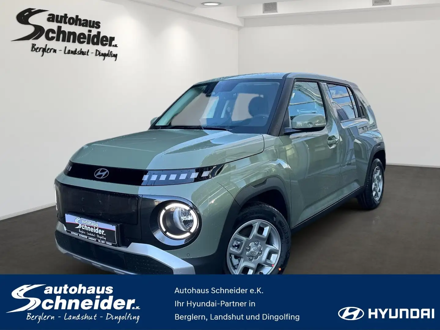 Hyundai Inster EV 42 kWh TREND EFFIZIENZ-PAKET Zelená - 1