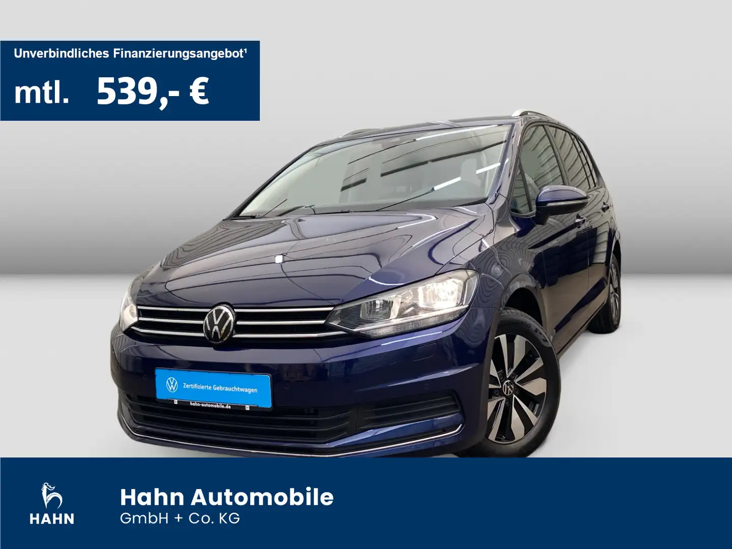 Volkswagen Touran 2.0TDI DSG Move ACC AHK Cam Navi Standhei Blau - 1