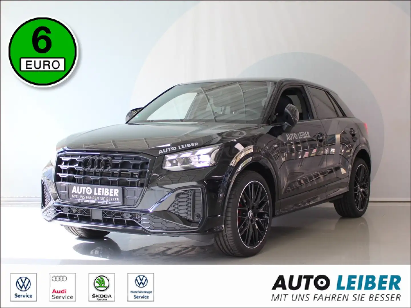 Audi Q2 35 TFSI S line LM19/Matrix/ACC Sportpaket Navi Zwart - 1