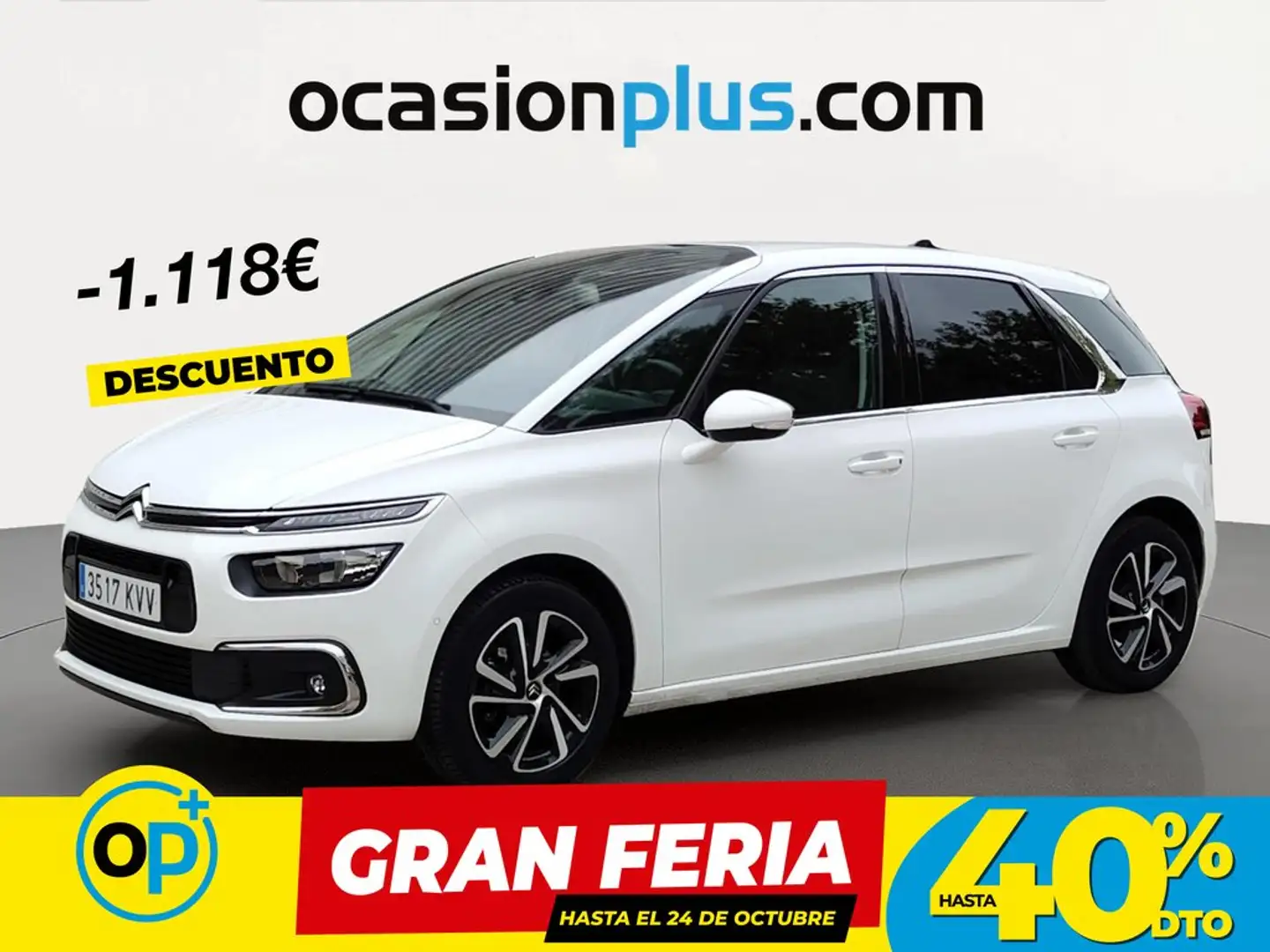 Citroen C4 Spacetourer 1.2 PureTech EAT8 Feel 130 Blanco - 1