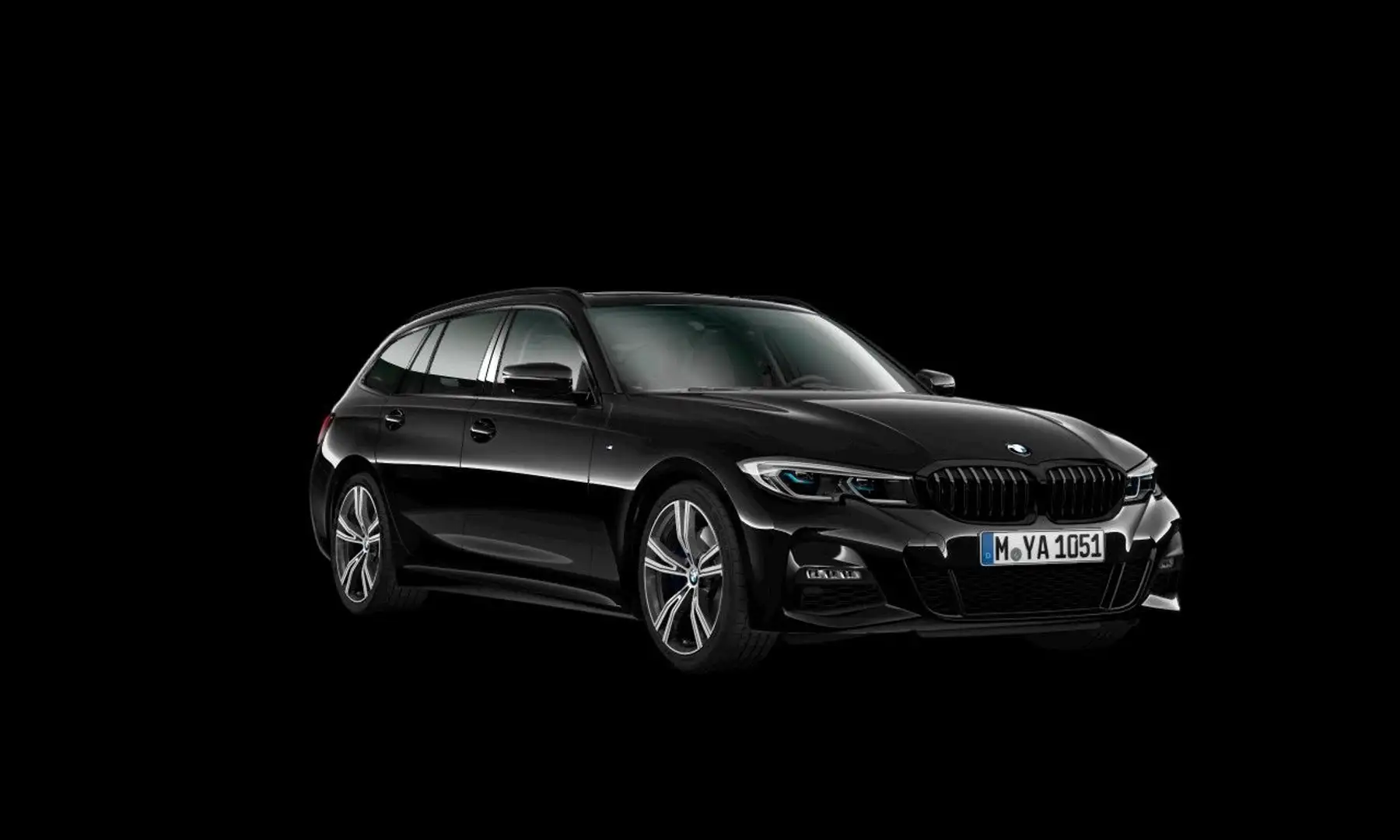 BMW 330 d Touring M Sport PANO LASER HUD 360° AHK 19" Schwarz - 2