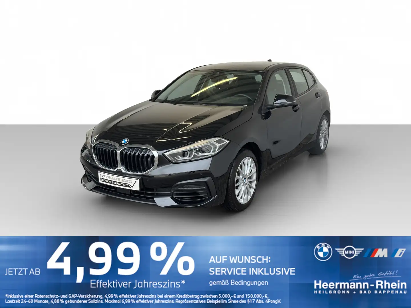 BMW 116 i 5-trg.(F40) Advantage LiveCock.LED.PDC.SHZ. Schwarz - 2