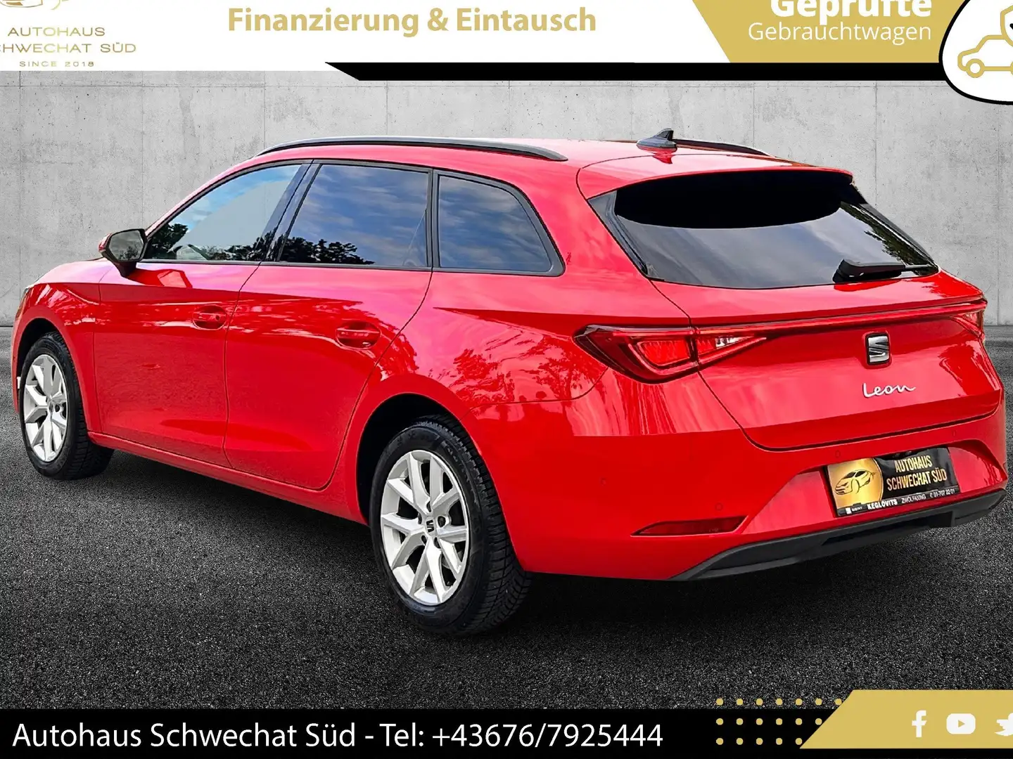 SEAT Leon ST 1,5 TSI Style // 1.BESITZ // SUPER AUSSTATTUNG Rosso - 2