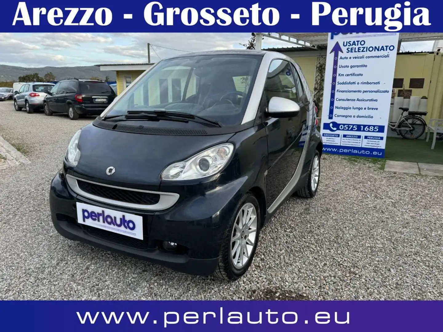 smart forTwo 1000 52 kW MHD coupé passion Nero - 1
