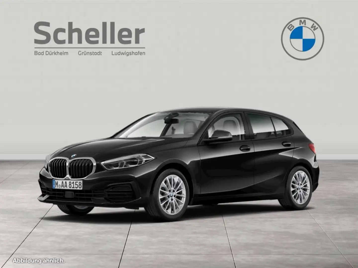 BMW 118 i Advantage LED Navi Shz Schwarz - 1