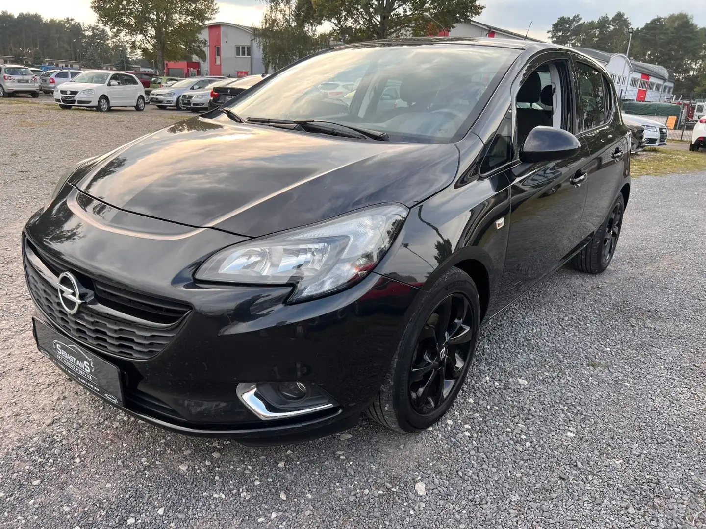 Opel Corsa 1.4 SHZ LHZ PDC Tempomat Klimaauto. Nero - 1