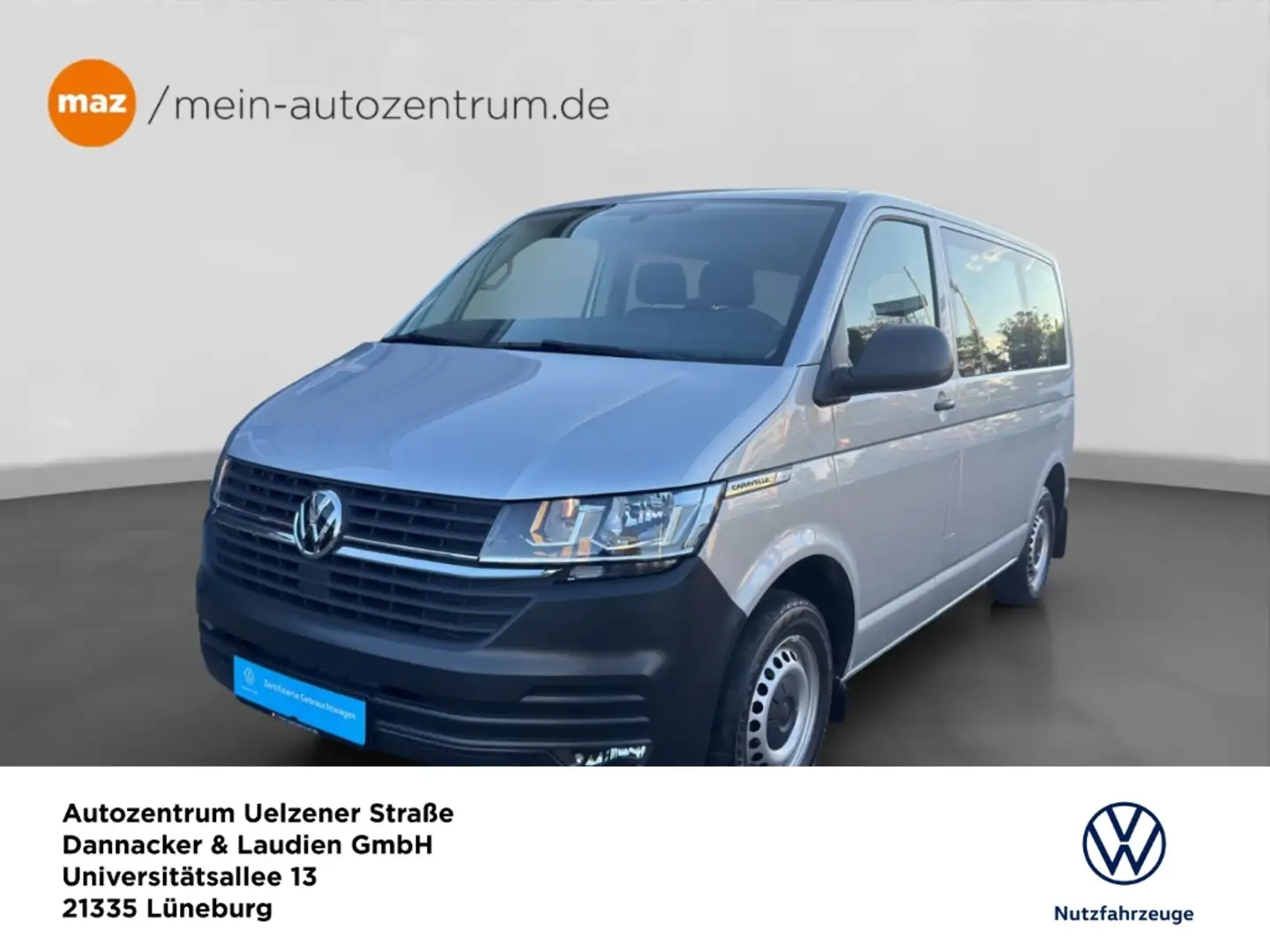 Volkswagen T6.1 Caravelle 2.0 TDI 8-Sitze PDC Klima DSG Comp. Audio Silber - 1