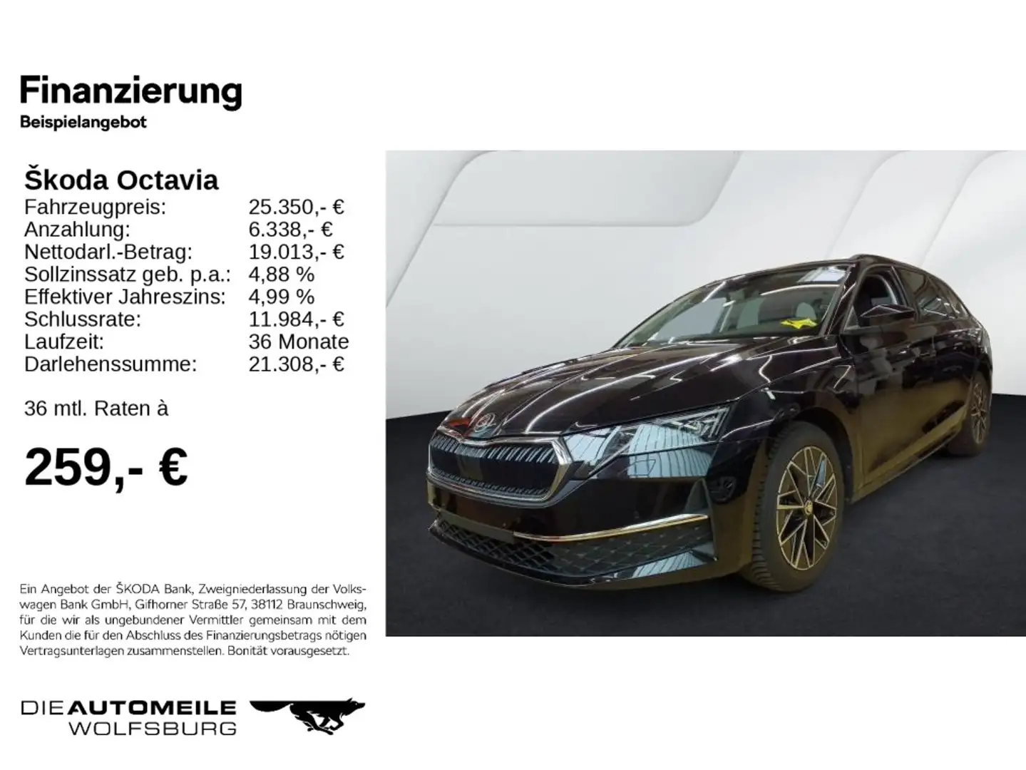 Skoda Octavia 4 IV Combi 1.5 TSI Selection Matrix/ACC Noir - 2