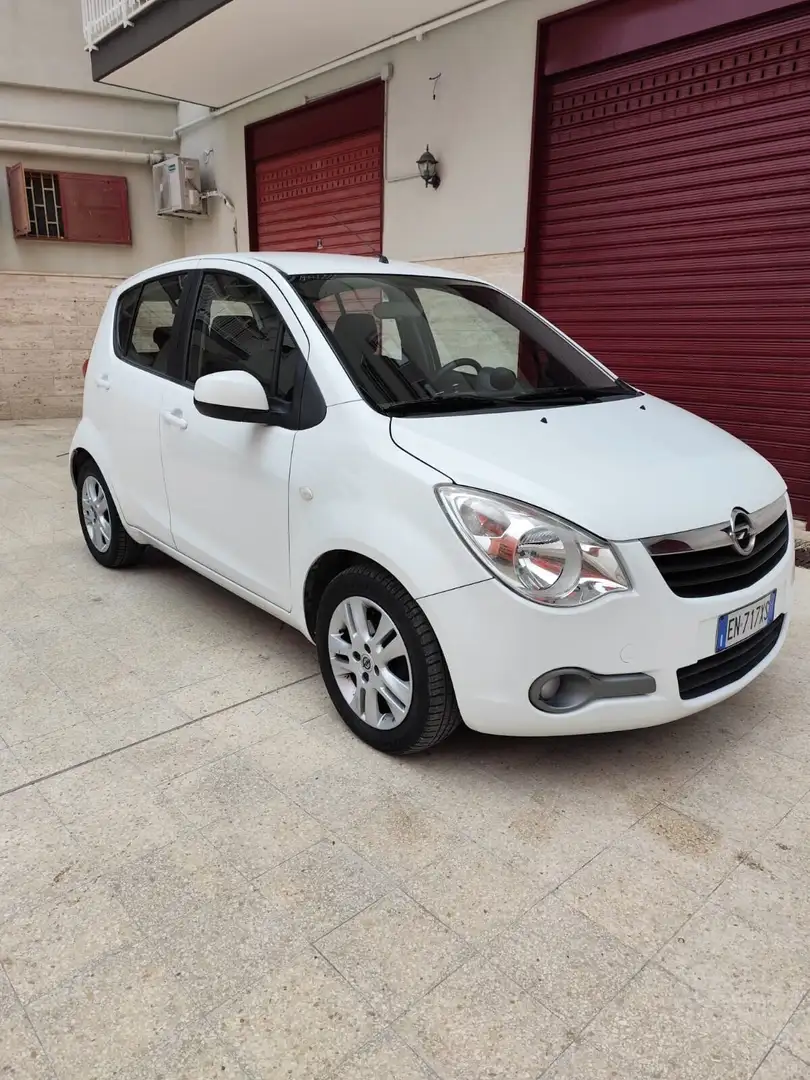 Opel Agila Agila 1.0 12V 68CV Start&Stop Enjoy Bianco - 1