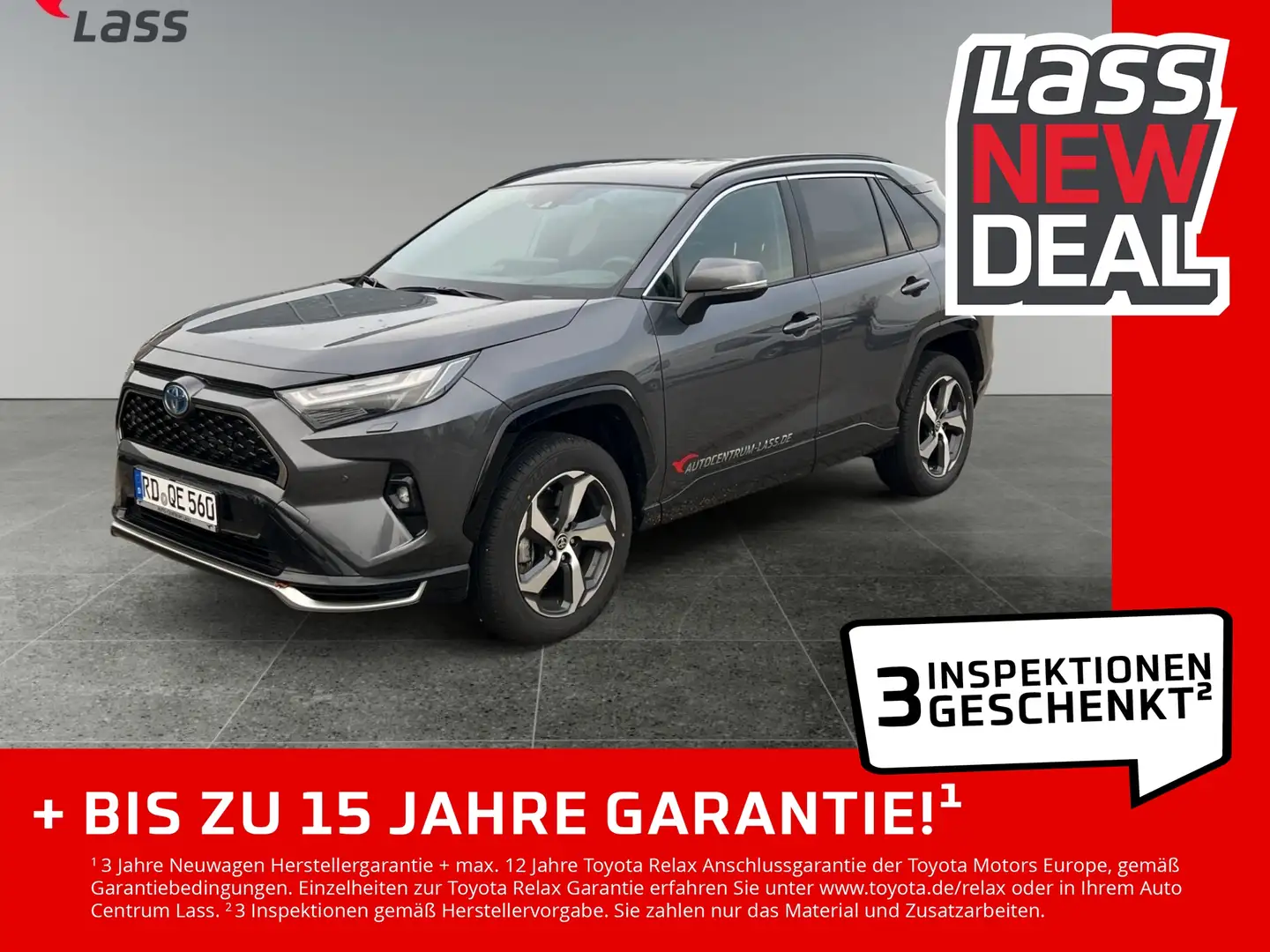Toyota RAV 4 RAV4 2.5 Teamplayer 2xKlima 4xSHZ ACC AUT Kam. Grau - 1
