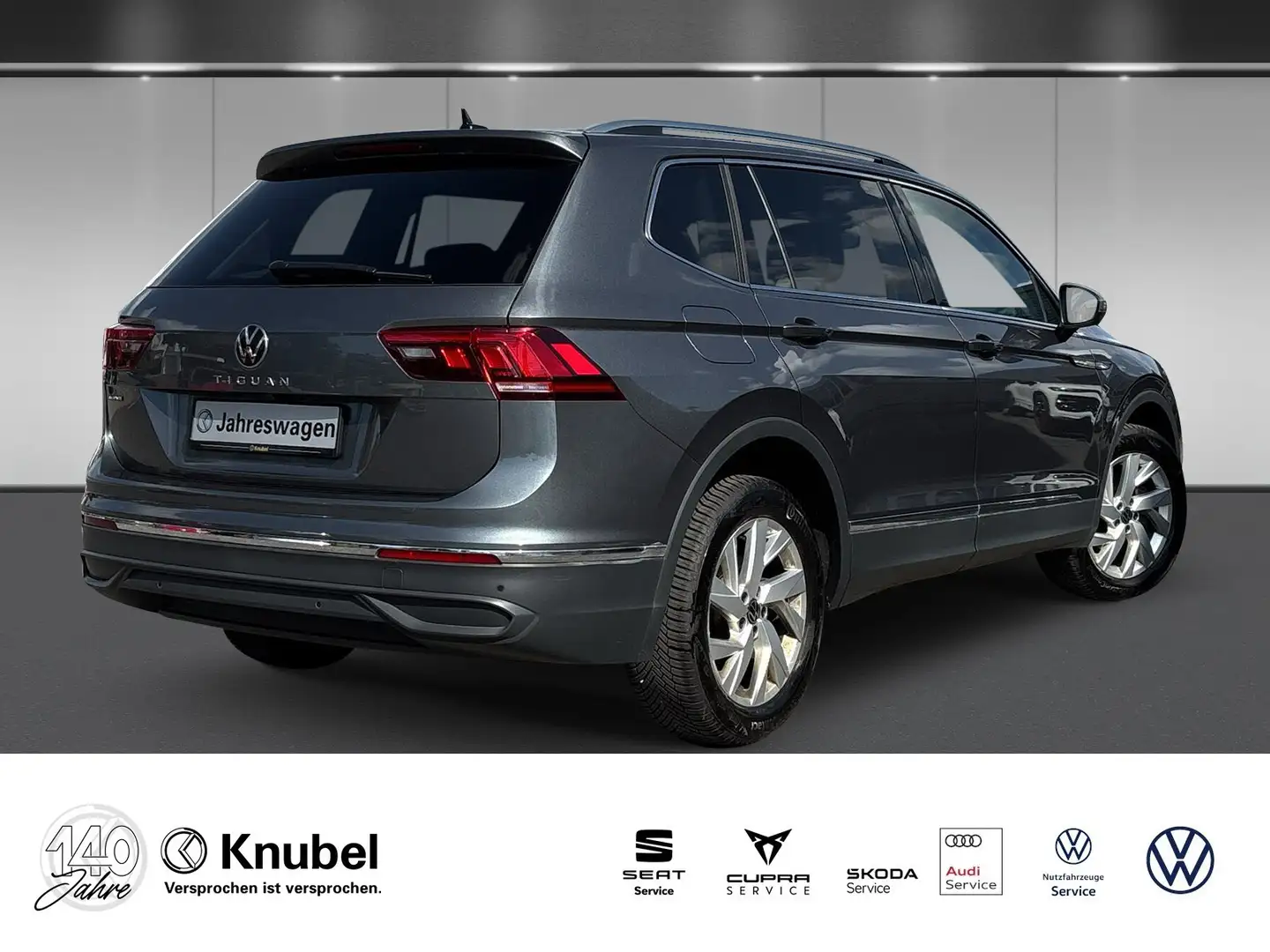 Volkswagen Tiguan Allspace Life 2.0 TDI DSG LED AHK ACC Navi 7-Sitzer Grau - 2