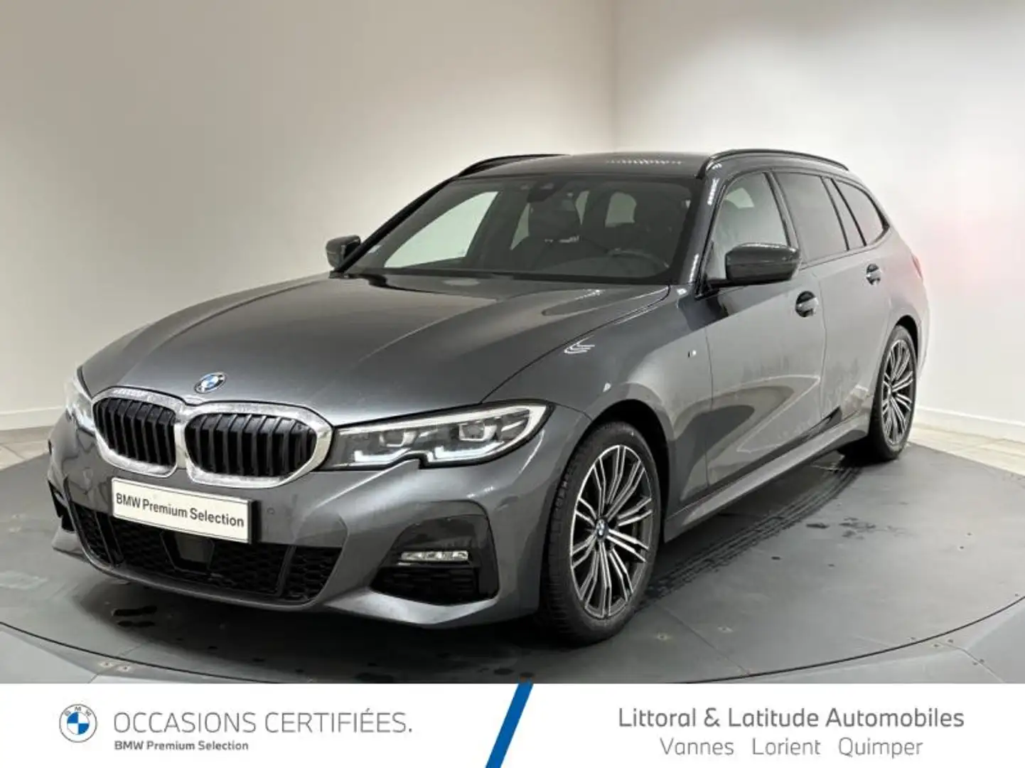 BMW 320 320dA MH 190ch M Sport Gris - 1