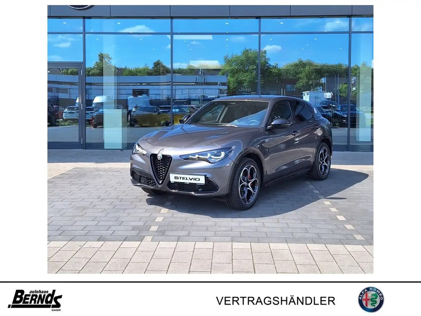 Alfa Romeo Stelvio 2.2D Q4 Veloce MY24 Premium-Audio-P. HARMAN/KARDON Grau - 1