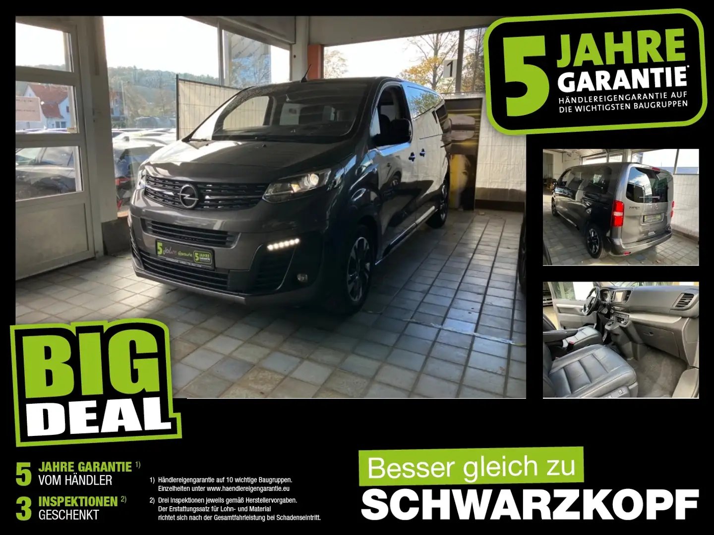 Opel Zafira Life 2.0D MassageSitze,Elek.VerstellbareSi Grau - 1