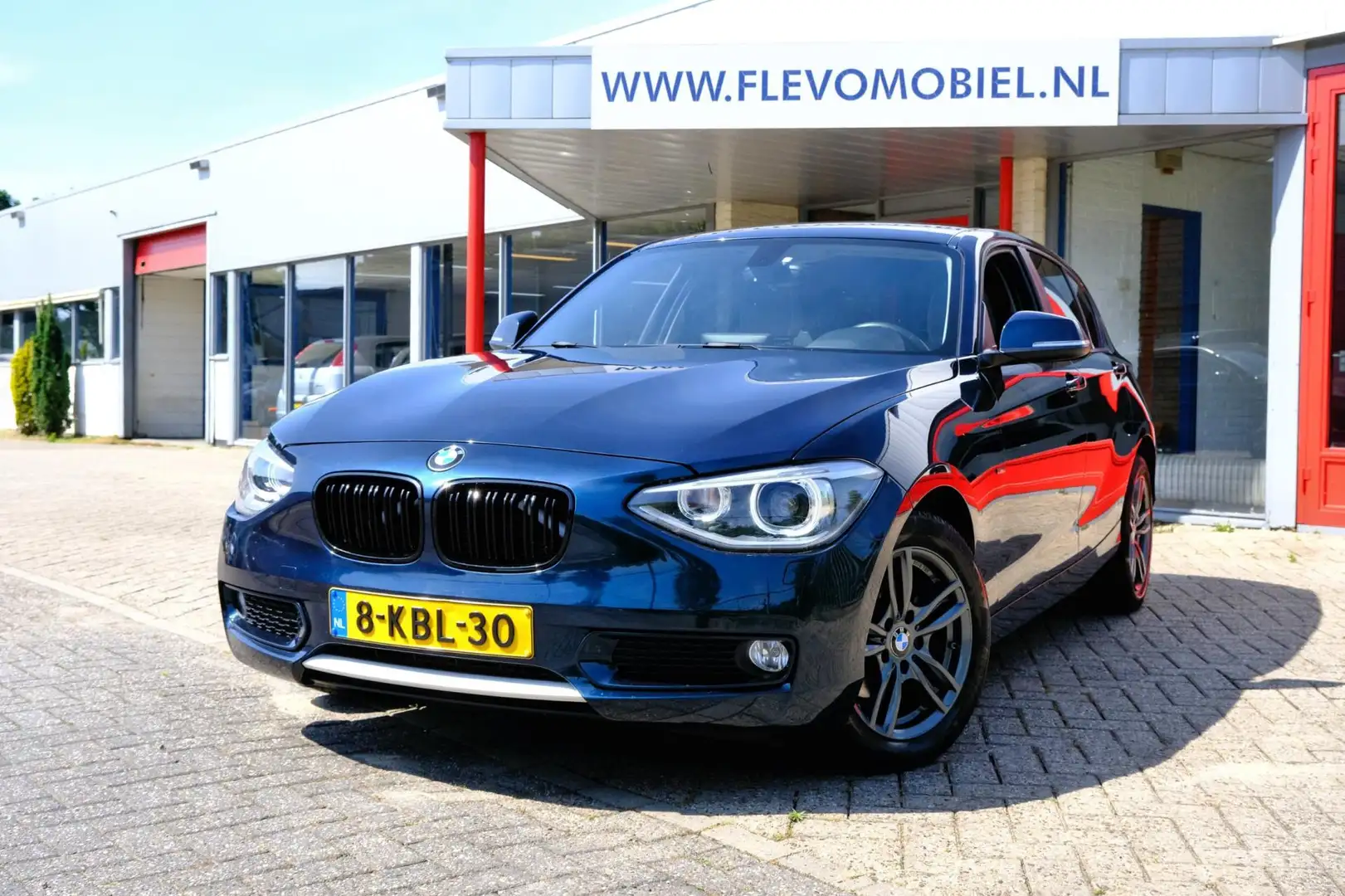 BMW 116 1-serie 116i Business Navi|Half Leder|LMV|Clima Blauw - 1