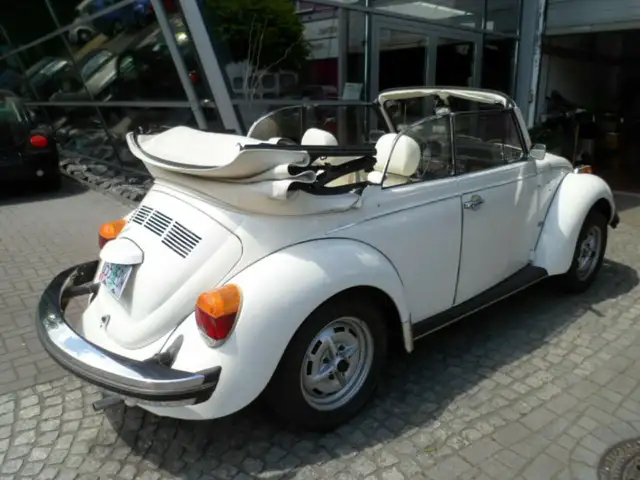 Volkswagen Käfer 1303 Cabriolet letztes Modell White White