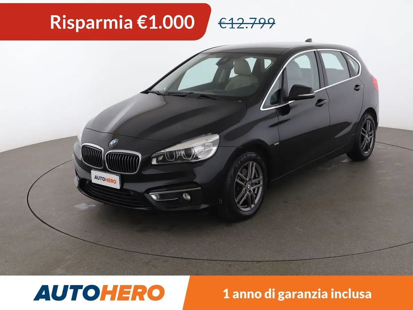 BMW 218 218d Active Tourer Luxury Noir - 1
