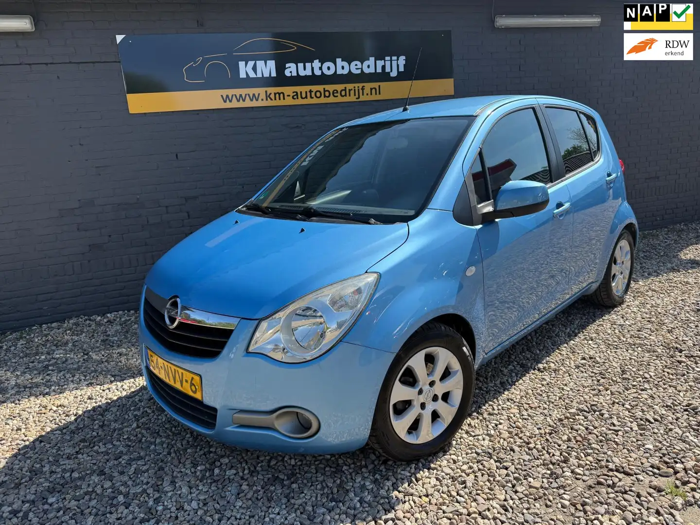 Opel Agila 1.2 Edition*Airco*Elec*LM*Apk*Winterbandenextra* Azul - 1