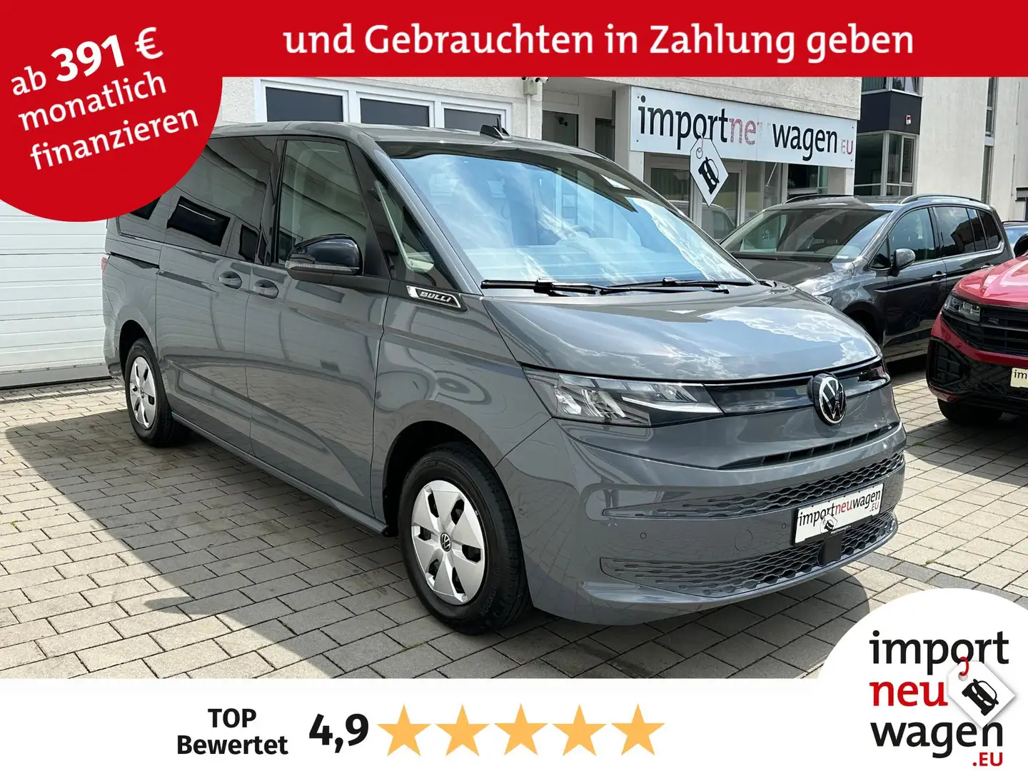 Volkswagen T7 Multivan LÜ 2.0 TDI DSG AHK+Kamera+SHZ+VAV+Tisch uvm! Szürke - 1