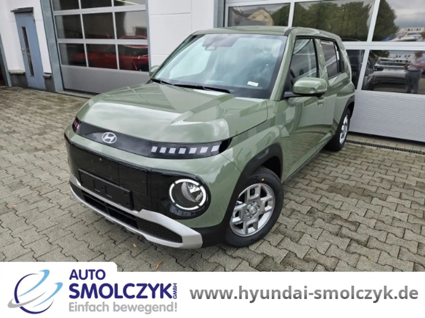 Hyundai Inster 42kWh TREND NAVI+WÄRMEPUMPE+360°+ SOFORT Groen - 1