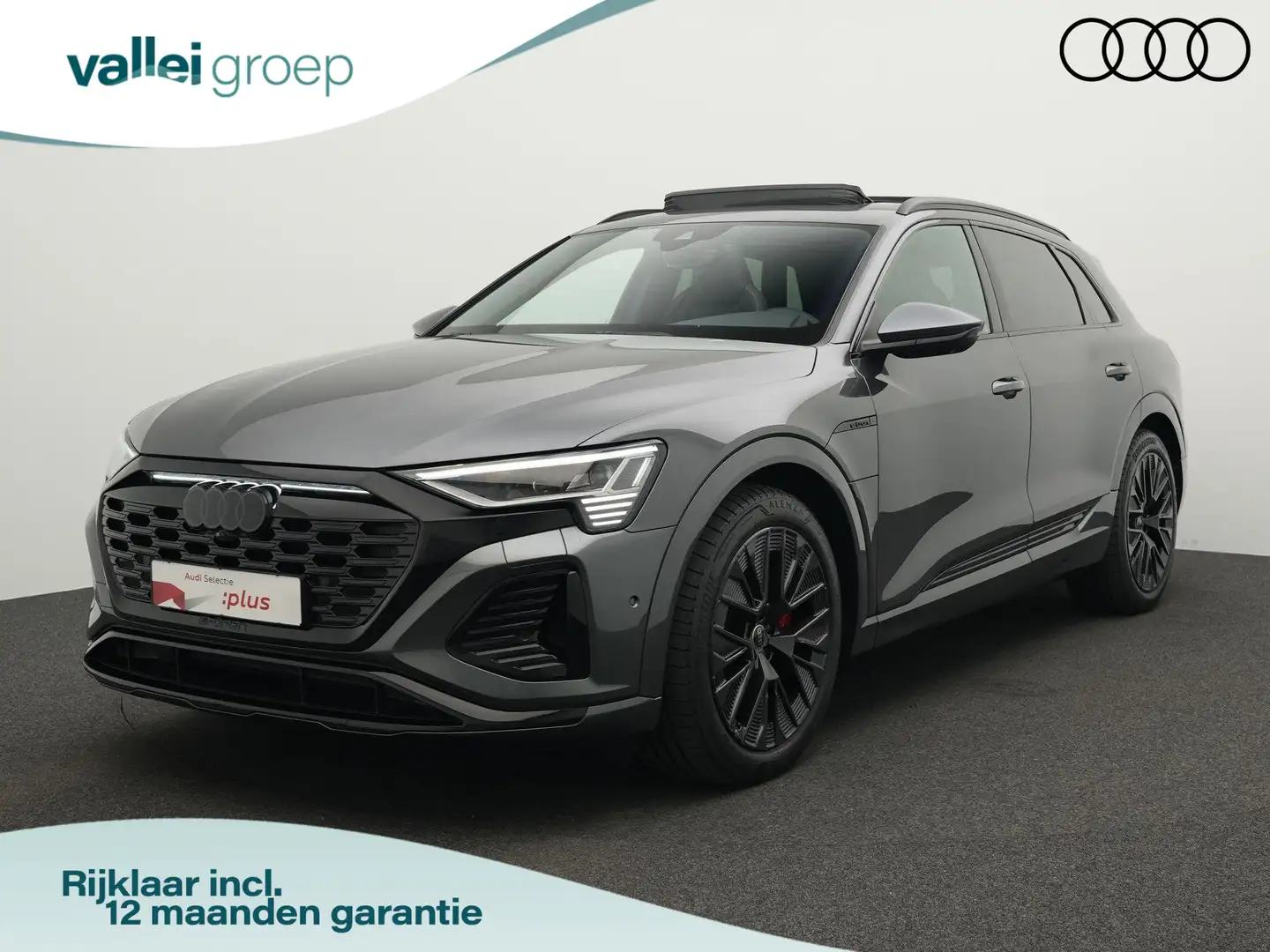 Audi Q8 e-tron 55 408 pk S-tronic quattro S Edition 115 kWh | Ron Grijs - 1