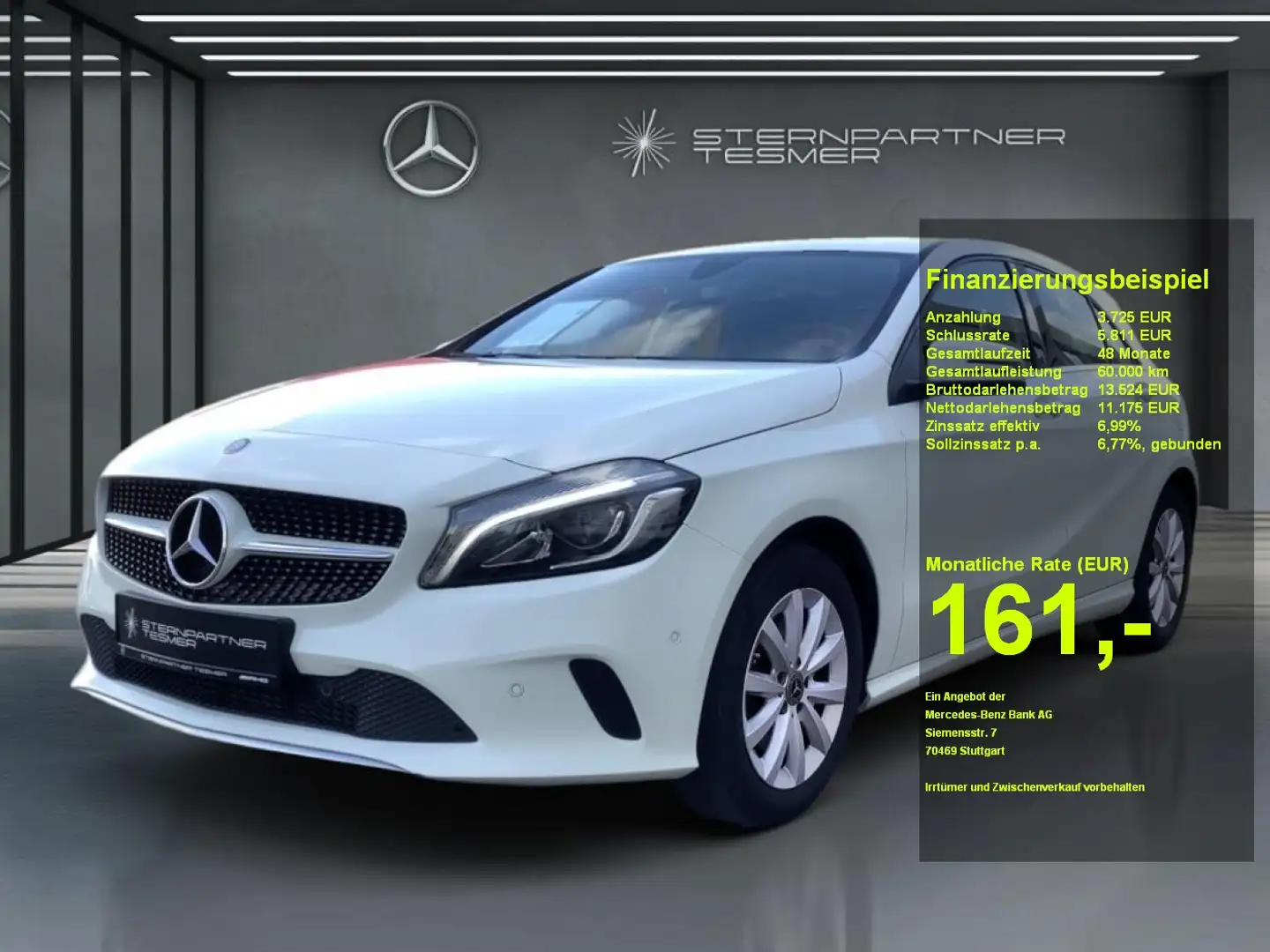 Mercedes-Benz A 180 STYLE - LED - Navi - Parkassist - Sitzhzg. Blanc - 1