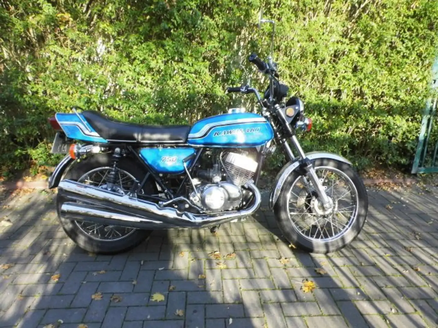 Kawasaki 750 H2 Mach 4 Blauw - 1
