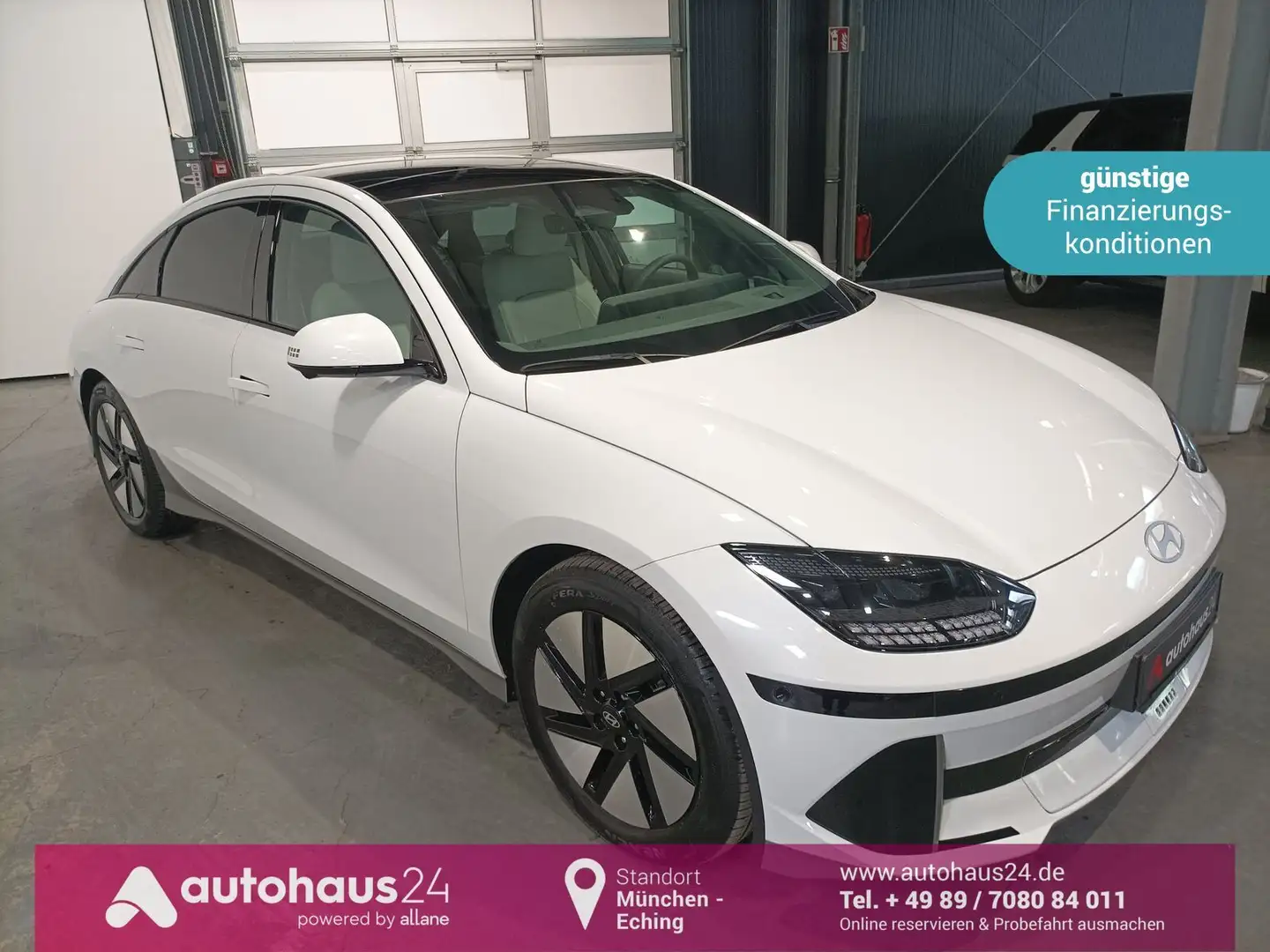 Hyundai IONIQ 6 Uniq LED|Leder|360°|Head-Up|ACC|Navi Weiß - 1