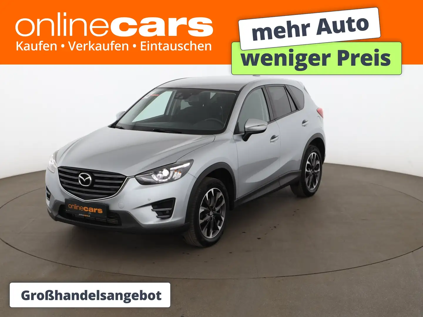 Mazda CX-5 2.2 SKYACTIV-D Revolution AWD NAVI SITZHZG Silber - 1
