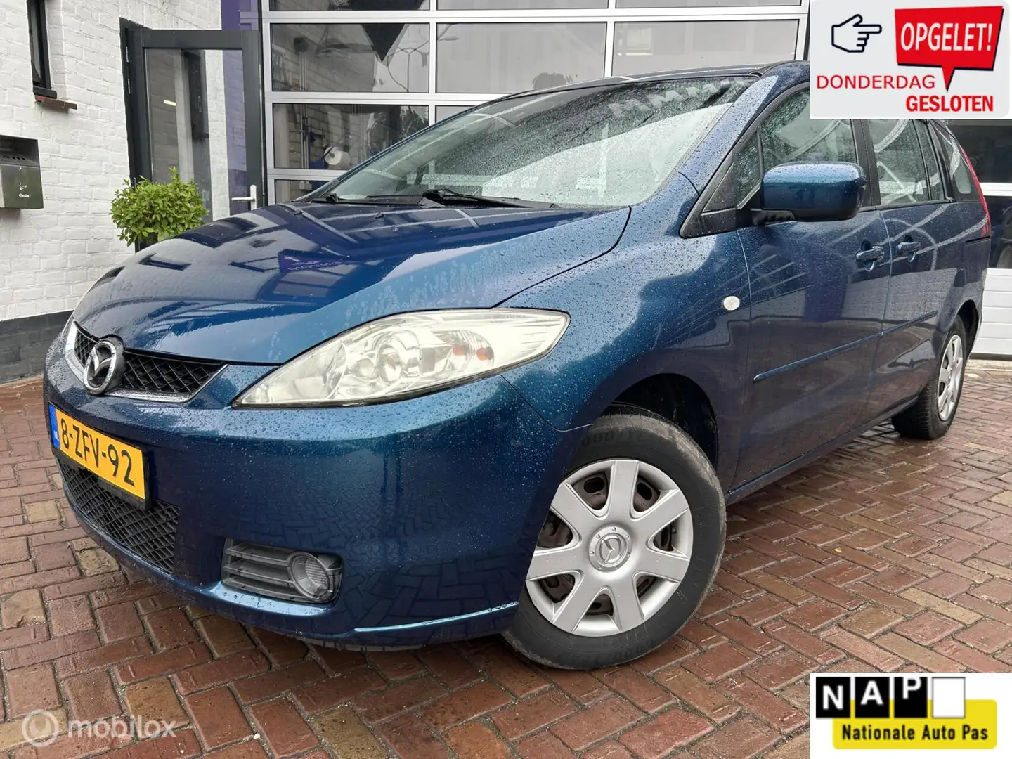 Mazda 5 1.8 Touring * AIRCO * 7 PERSOONS * TREKHAAK * Blauw - 1