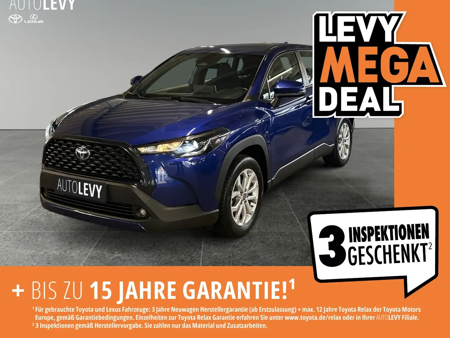 Toyota Corolla Cross 2.0 Comfort +Kamera+CarPlay+PDC+ Blau - 1