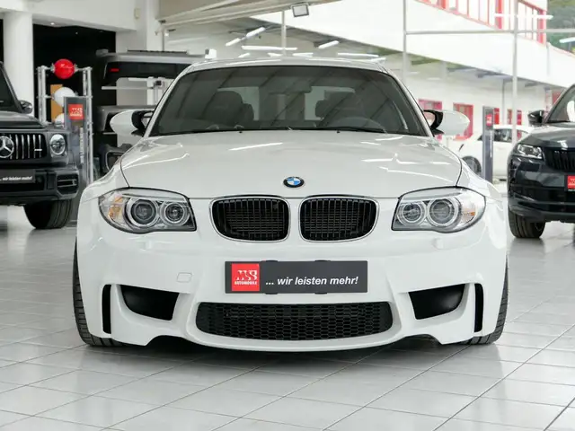 BMW 1er M Coupé 1er M Coupé *MOTORSPORT SITZE*ALPINWEISS*NAVI* Ansicht 2