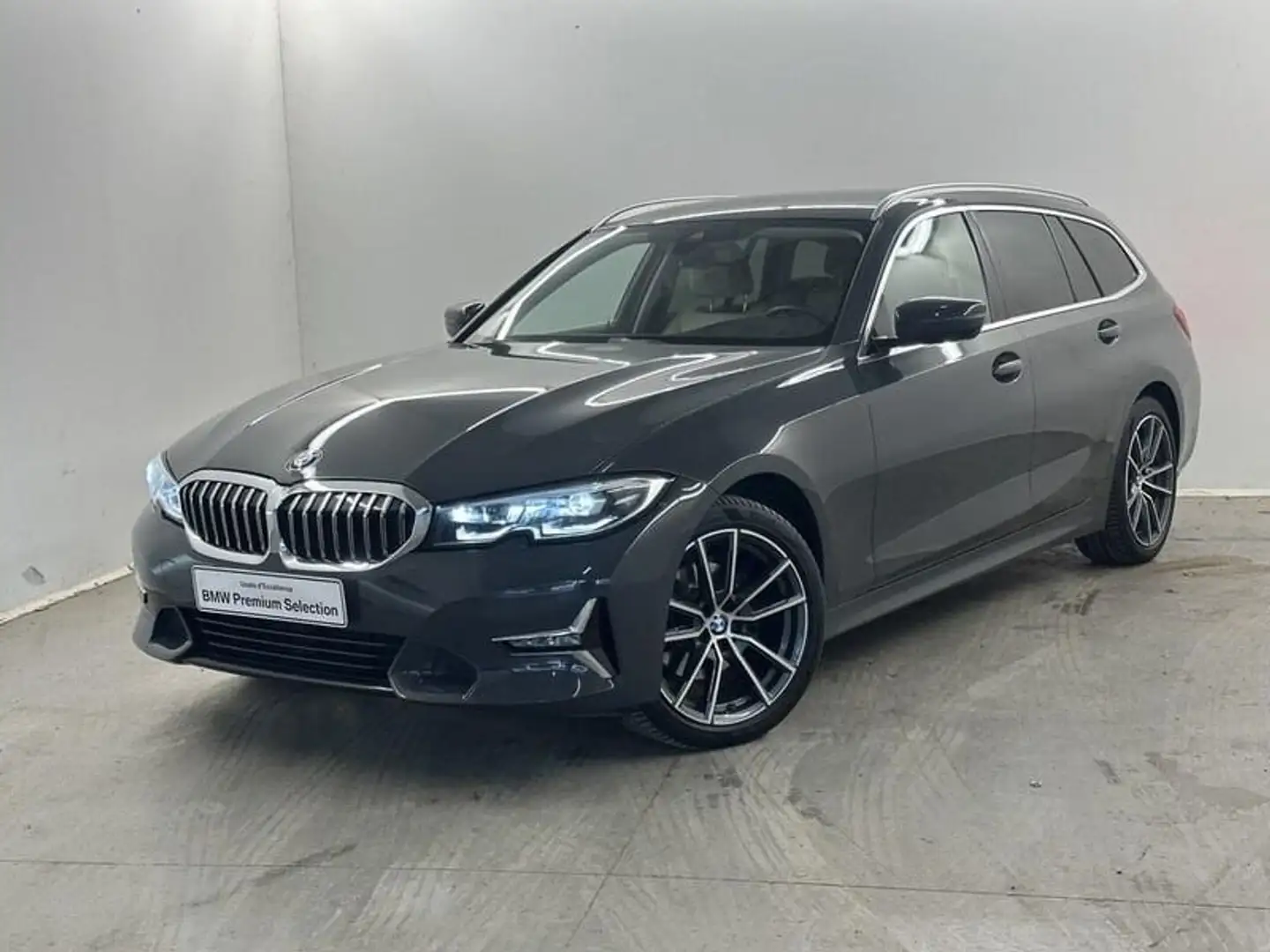 BMW 320 320d Touring mhev 48V xdrive Luxury auto Grigio - 1