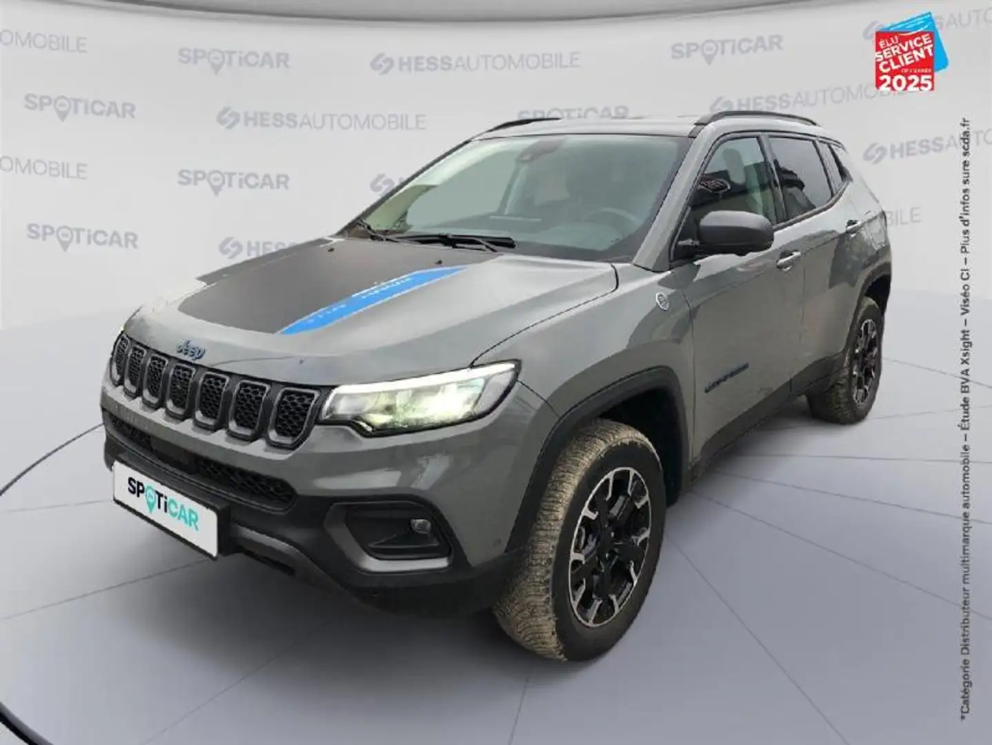 Jeep Compass 1.3 Turbo T4 240ch PHEV 4xe Trailhawk AT6 eAWD GPS - 1