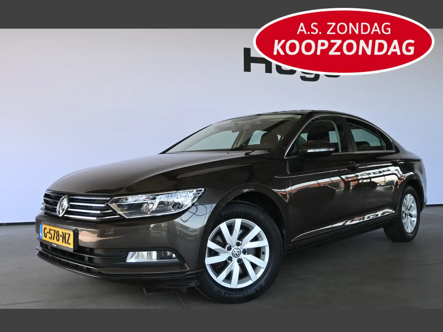 Volkswagen Passat 1.4 TSI Trendline Airco Cruise Control Dealer Onde Bruin - 1