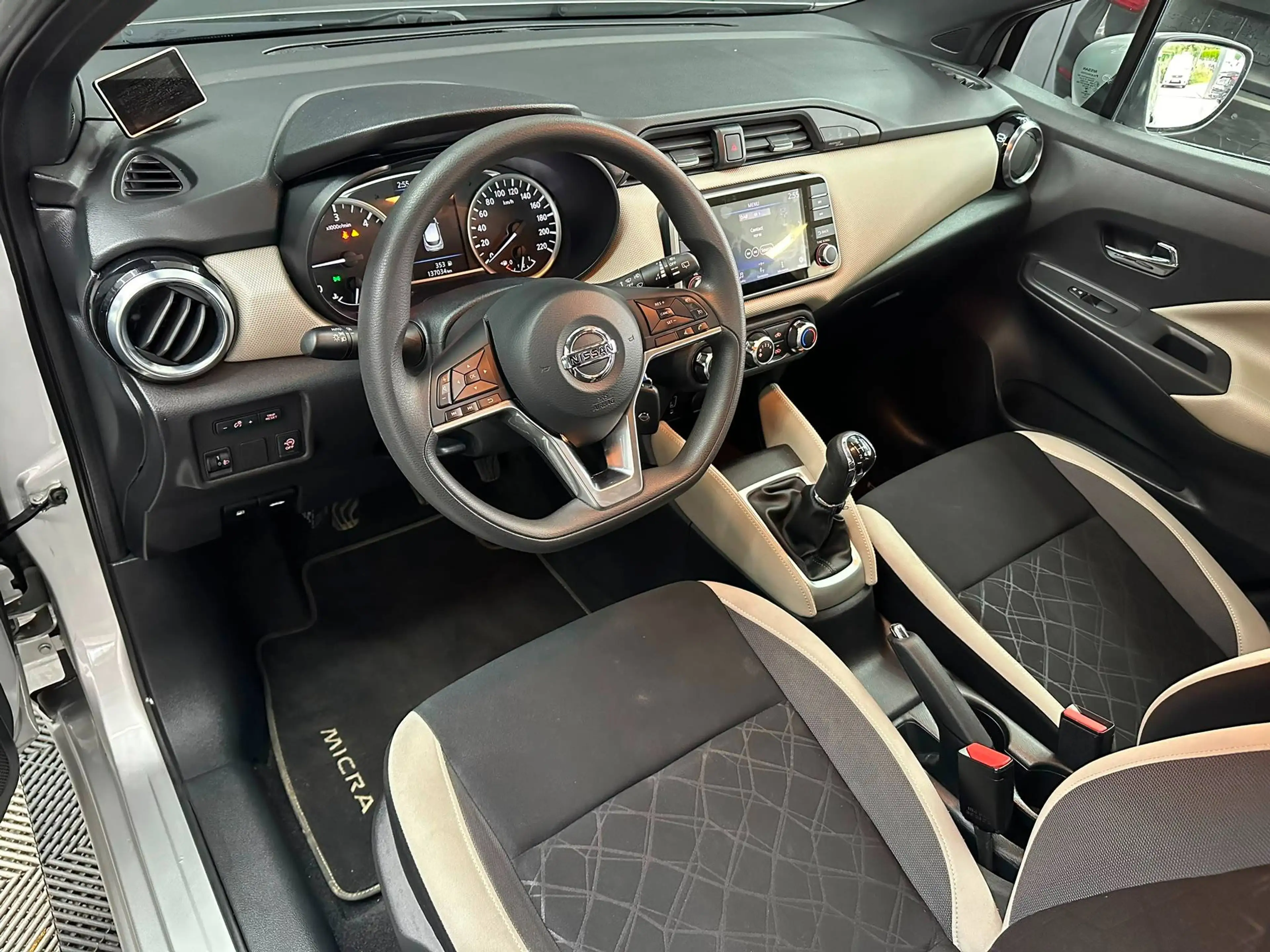 Nissan Micra 🟢1.5 DIESEL 90CV -  1ER PROPR. - AIRCO - ANDROID AUTO - APPLE CARPLAY — photo 9
