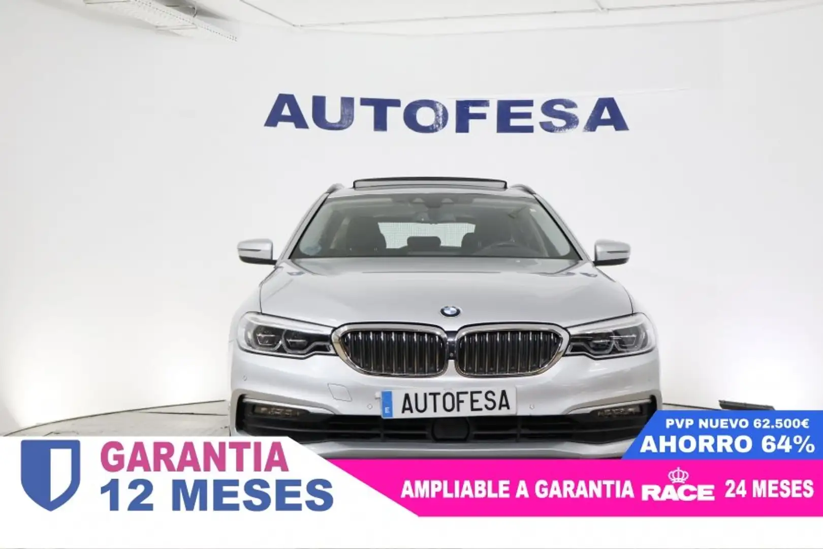 BMW SERIE 5 D TOURING 190cv AUTO 5P # IVA DEDUCIBLE, T Gris - 2