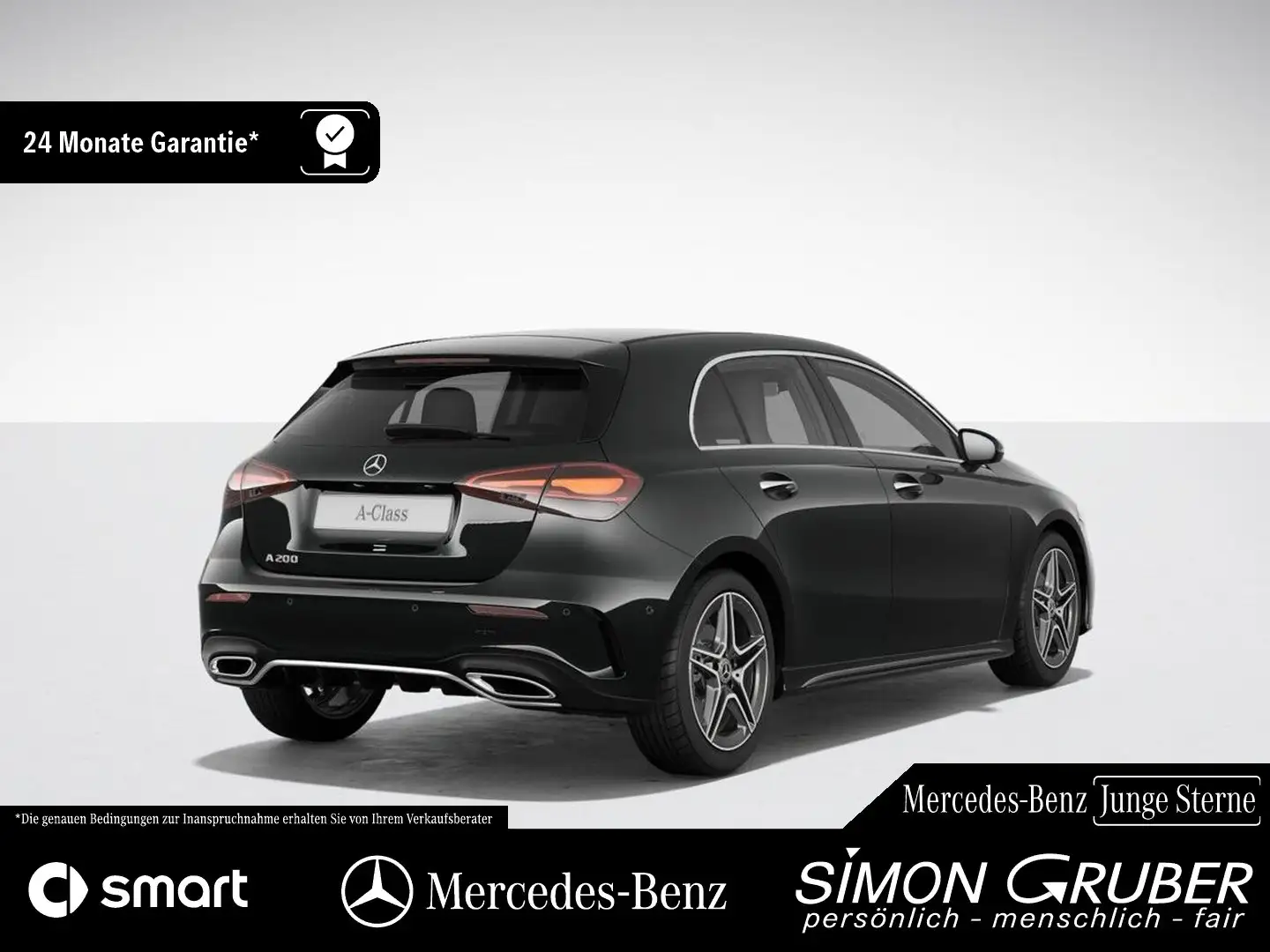 Mercedes-Benz A 200 AMG Line Adv. Ambi Distronic Multibeam Cam Schwarz - 2