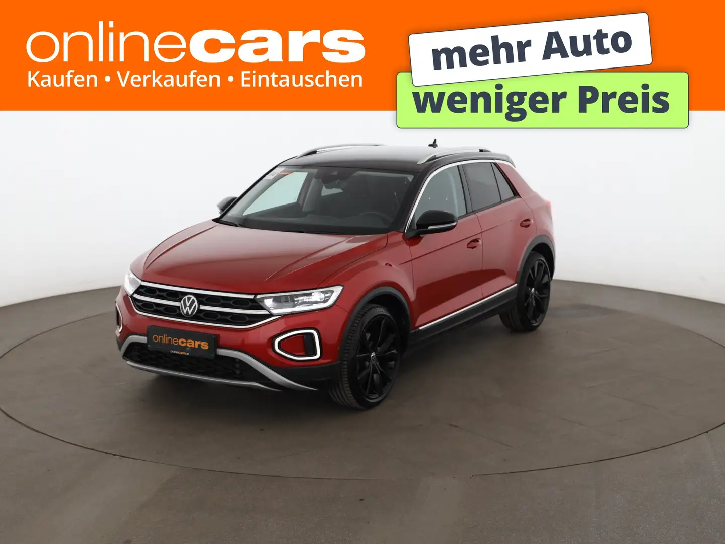 Volkswagen T-Roc 2.0 TDI Style Aut LED STANDHZG RADAR NAVI Rot - 1