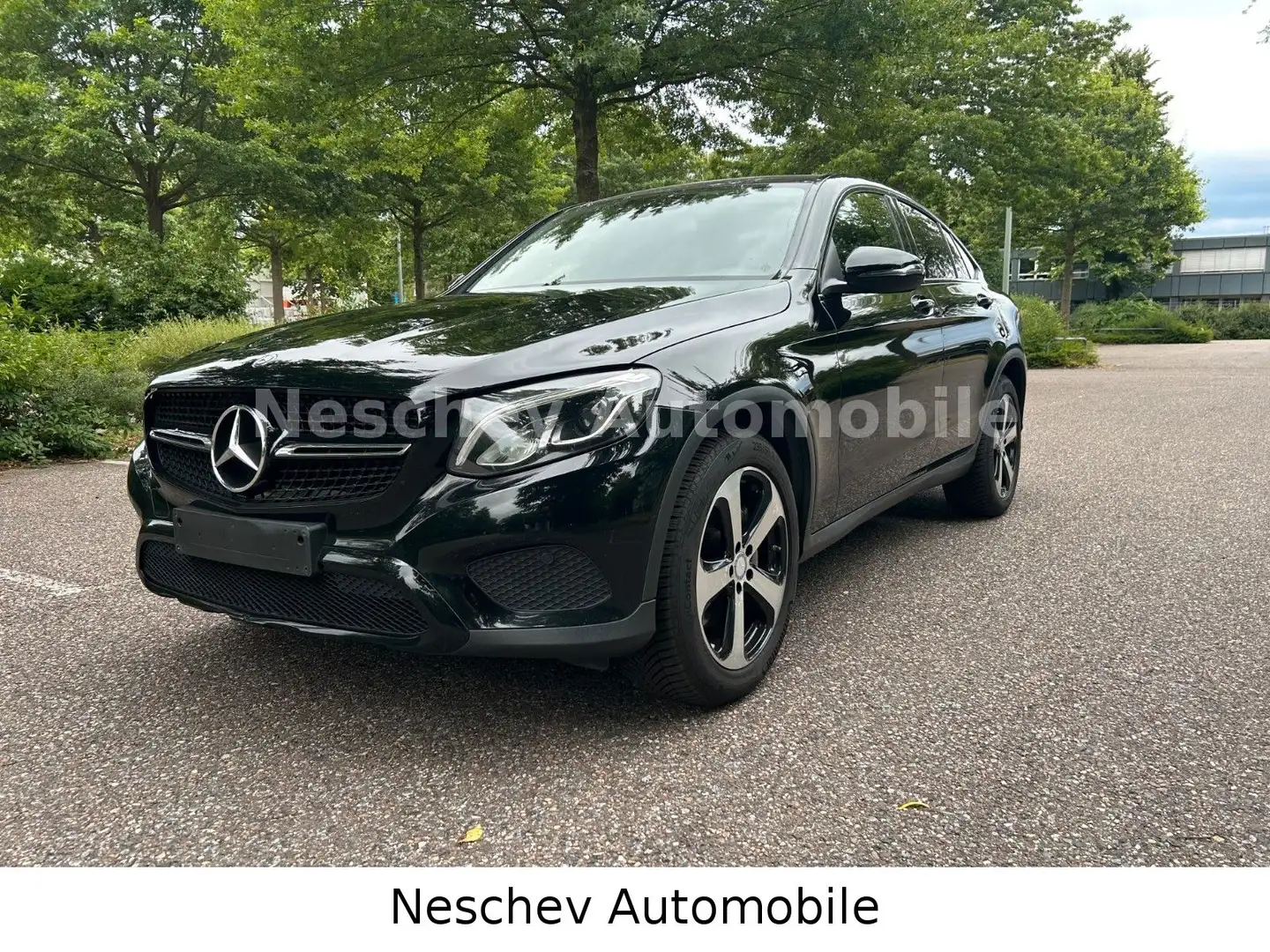 Mercedes-Benz GLC 220 d 4MATIC Coupé 9G-tr Leder/LED/NightP/19 Nero - 1