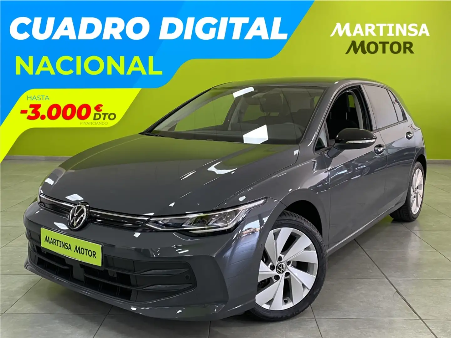 Volkswagen Golf 2.0TDI Más 85kW Gris - 1