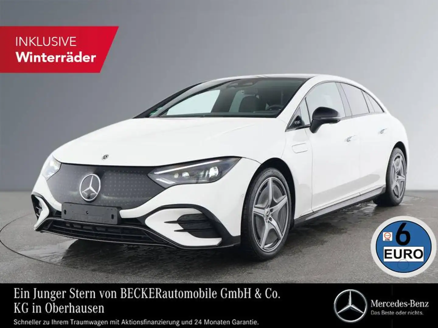 Mercedes-Benz EQE 350 Edition AMG PANO AHK NIGHT DISTRO 360° Weiß - 1