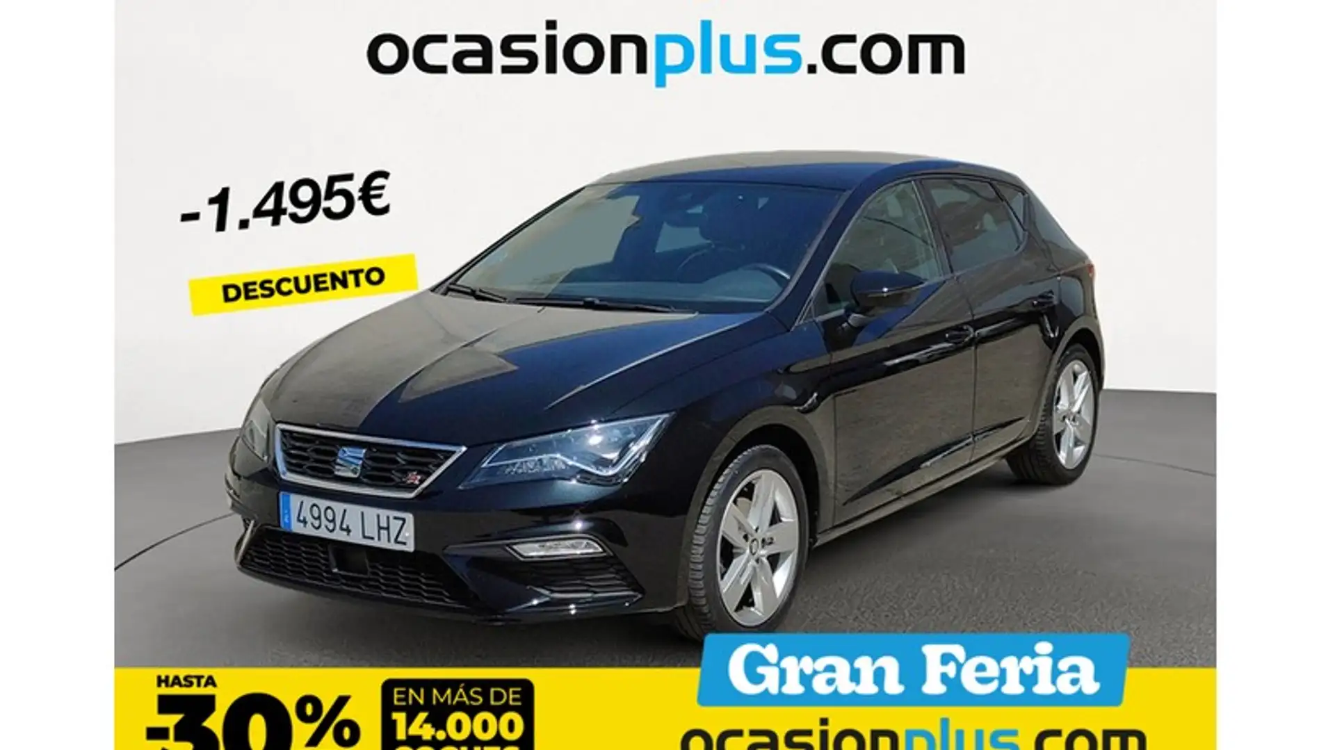 SEAT Leon 1.5 TGI GNC S&S FR Fast Edition 130 Noir - 1