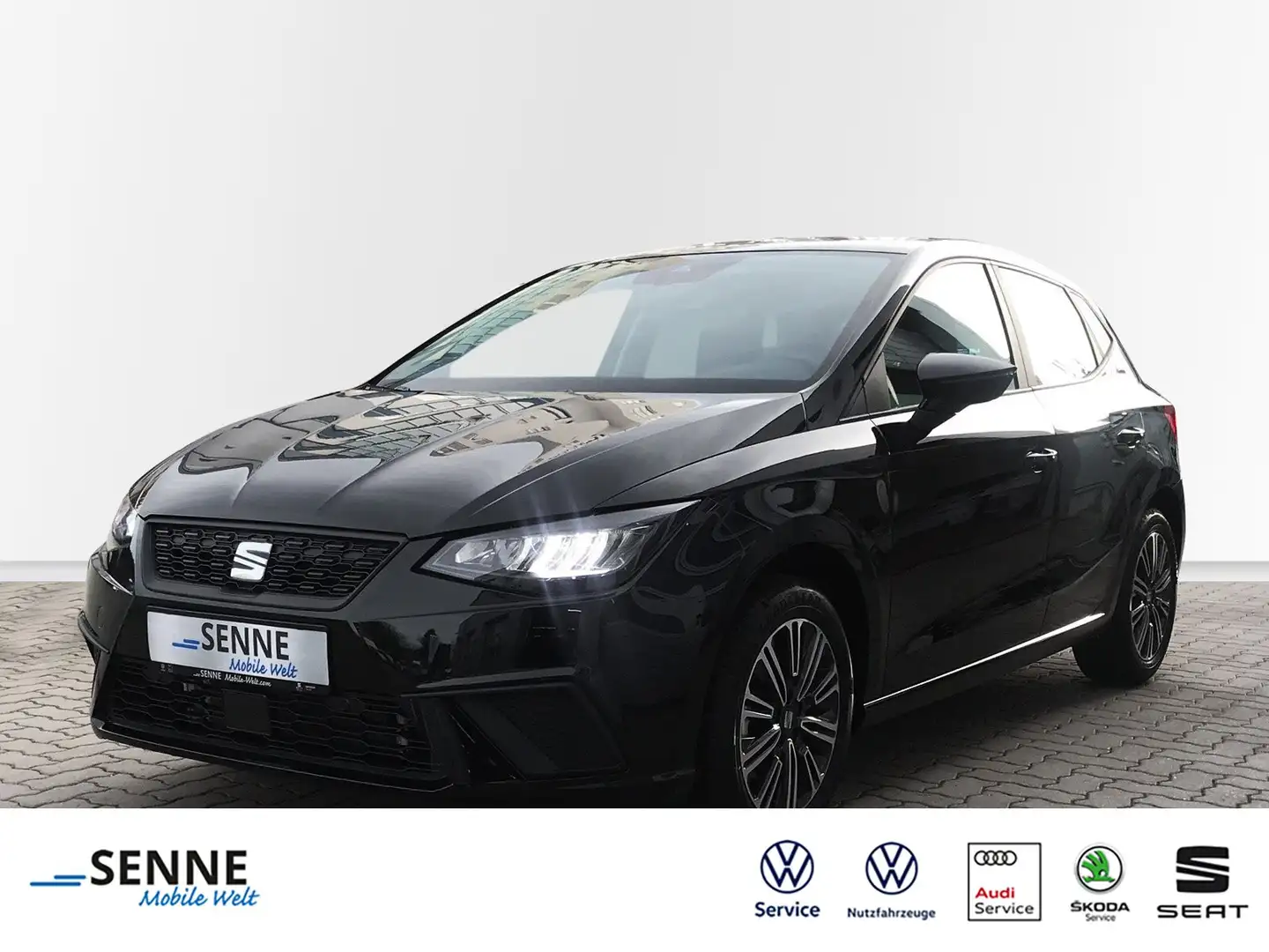 SEAT Ibiza Ibiza 1.0 TSI DSG Style Navi, LED, Kamera Autom. Schwarz - 1