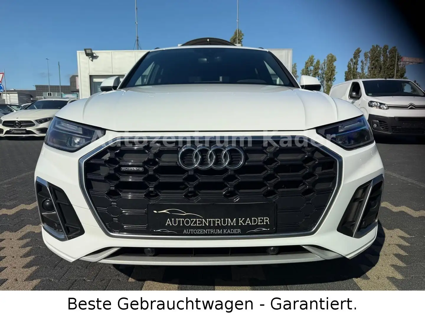 Audi Q5 40 TDI quattro S line*Matrix*Navi*AHK*Alcanta Weiß - 1