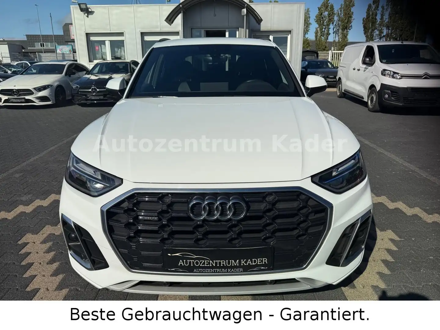 Audi Q5 40 TDI quattro S line*Matrix*Navi*AHK*Alcanta Weiß - 2