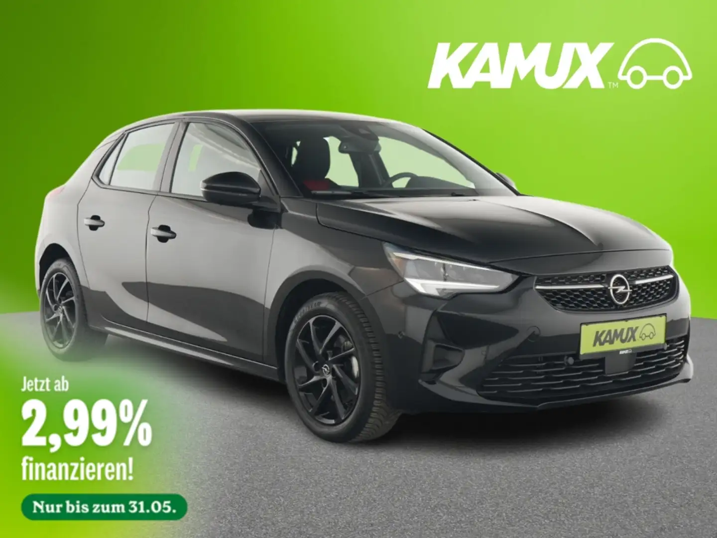 Opel Corsa F 1.2T GS+LED+NAVI+KAMERA+TEMPO+PDC Nero - 1